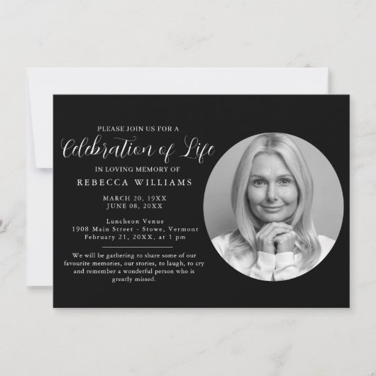 Prachtige minimale viering van de uitzending van h kaart (Voorkant)