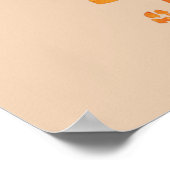 Prachtige minimalistische Duitse herder Poster (Hoek)