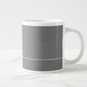 Prachtige minimalistische elemantmonogram K Grote Koffiekop (Rechts)