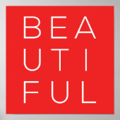 Prachtige minimalistische kunst aan de muur met ro poster (Voorkant)