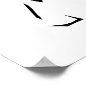 Prachtige minimalistische Poster van olifanten (Hoek)