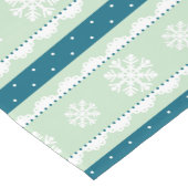 Prachtige Mint Green-kerstfeestdromen Korte Tafelloper (Hoek)