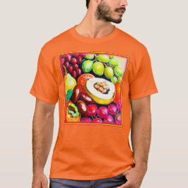 Prachtige mix van het schilderen van druivensap. B T-shirt