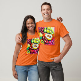 Prachtige mix van het schilderen van druivensap. B T-shirt