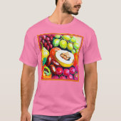 Prachtige mix van het schilderen van druivensap. B T-shirt (Voorkant)