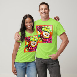 Prachtige mix van het schilderen van druivensap. B T-shirt