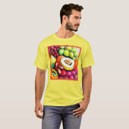 Prachtige mix van het schilderen van druivensap. B T-shirt