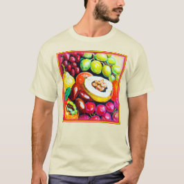 Prachtige mix van het schilderen van druivensap. B T-shirt