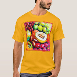 Prachtige mix van het schilderen van druivensap. B T-shirt