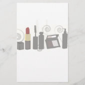 Prachtige Mode Beauty Makeup Artist Business Flyer (Achterkant)