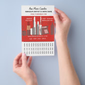 Prachtige Mode Beauty Makeup Artist Business Flyer (Hand)