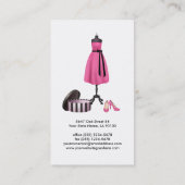 Prachtige Mode Visitekaartje (Achterkant)