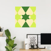 Prachtige moderne abstracte kunst poster (Thuiskantoor)