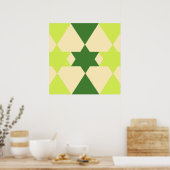 Prachtige moderne abstracte kunst poster (Keuken)