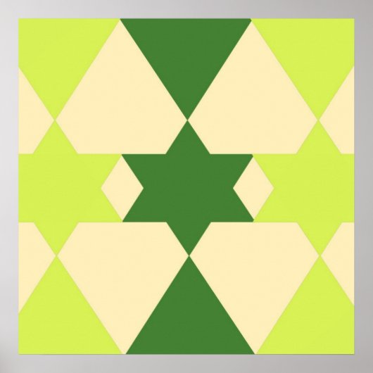 Prachtige moderne abstracte kunst poster (Voorkant)