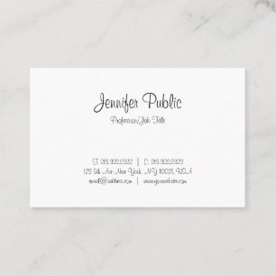 Prachtige, moderne handgeschreven Script-kabel een Visitekaartje