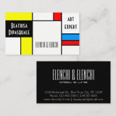 Prachtige moderne kunst, uniek aanpasbaar visitekaartje (Voorkant / Achterkant)