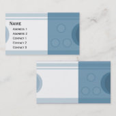 Prachtige moderne stripvormgeving visitekaartje (Voorkant / Achterkant)
