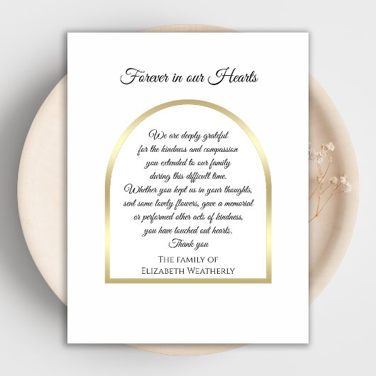 Prachtige moderne sympathie dank u fotokaart bedankkaart