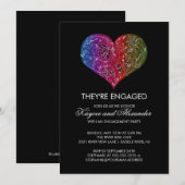 Prachtige moderne Verlovingen Kaart (Voorkant / Achterkant)