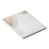 Prachtige, moderne Waterverf Abstract Roos Gold Notitieblok (Schuin)