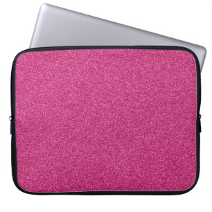 Prachtige, modieus roze glitter laptop sleeve