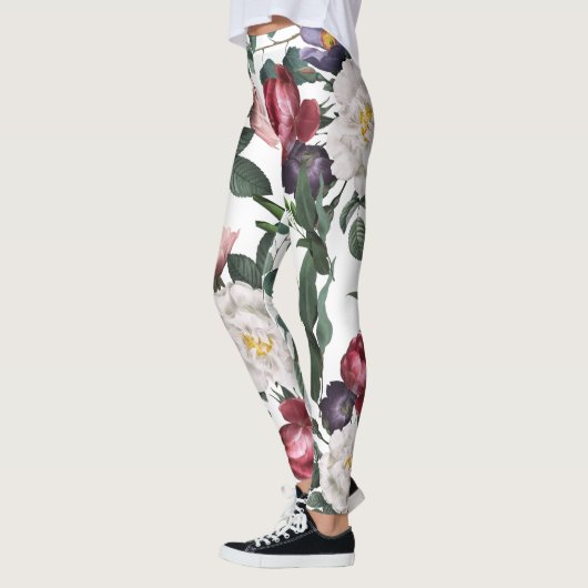 Prachtige, modieuze romantische illustratie van he leggings (Links)