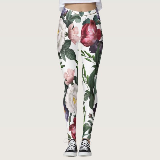 Prachtige, modieuze romantische illustratie van he leggings (Voorkant)