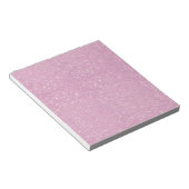 Prachtige, modieuze zachte paarse glitter notitieblok (Schuin)