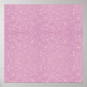 Prachtige, modieuze zachte paarse glitter poster (Voorkant)