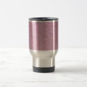 Prachtige, modieuze zachte paarse glitter reisbeker (Center)