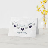 Prachtige moeder 70ste verjaardag Bunting & Crysta Kaart (Gele Bloem)