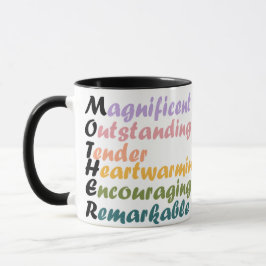 Prachtige Moeder Acrostisch Citaat-beste cadeau- Mok