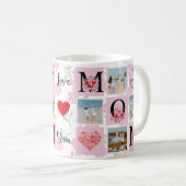 Prachtige moeder foto Mok Ik hou van je (Voorkant rechts)