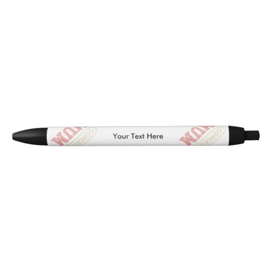 Prachtige moeder zwarte inkt pen (Voorkant)