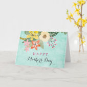 Prachtige Moederdag-Wenskaart Kaart (Gele Bloem)