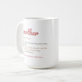 Prachtige Moederdag Wrap Koffiemok (Voorkant links)