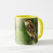 Prachtige Mok met kleine rij - Schilderen (Voorkant rechts)