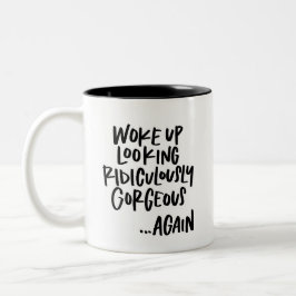 Prachtige Mok met tweetone koffie