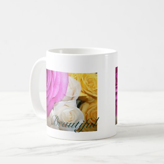 Prachtige mok roos (Voorkant links)