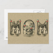 Prachtige  'MOM' moeder en kinderen print Briefkaart (Voorkant / Achterkant)