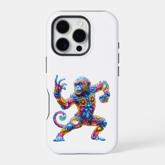 Prachtige Monkey Style iPhone Hoesje (Achterkant)
