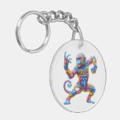 Prachtige Monkey Style Sleutelhanger (Voorkant Links)