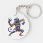 Prachtige Monkey Style Sleutelhanger (Achterkant)