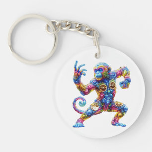 Prachtige Monkey Style Sleutelhanger