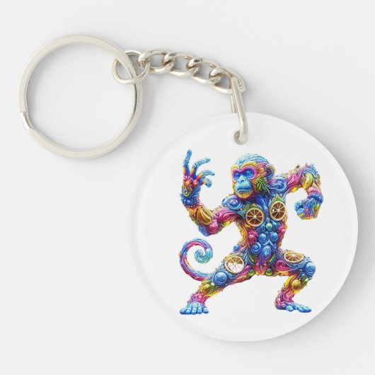 Prachtige Monkey Style Sleutelhanger (Voorkant)