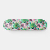 Prachtige monogram van de Japanse Sakura Cherry Persoonlijk Skateboard (Horizontaal)