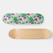 Prachtige monogram van de Japanse Sakura Cherry Persoonlijk Skateboard (Horizontaal)