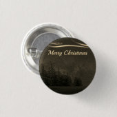Prachtige, mooie, dunne kerstkerst ronde button 3,2 cm (Voorkant /achterkant)