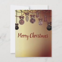 Prachtige, mooie kleine kerstfeestdagen feestdagenkaart